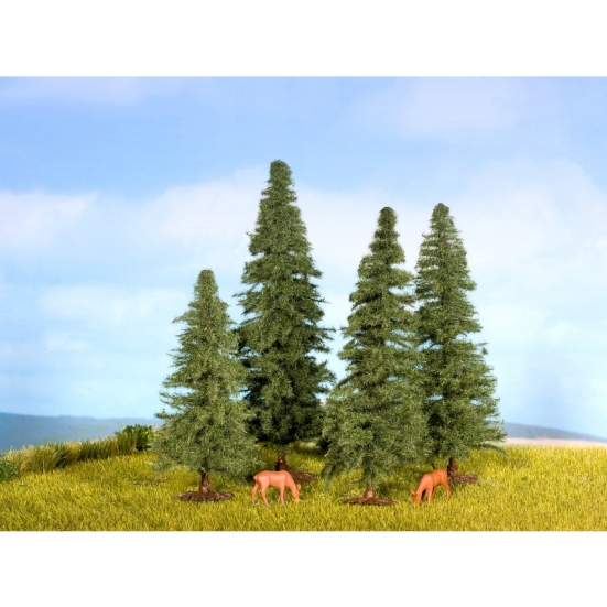 Preview: NOCH 25232 H0/TT Tannen 4 Stück, 8 - 12 cm hoch