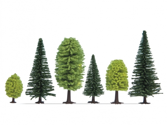 Preview: NOCH 32811 N/Z Mischwald 25 Bäume, 3,5-9 cm hoch