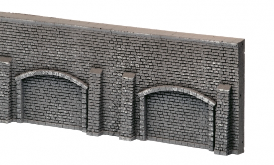 Preview: NOCH 34859 N Arkadenmauer extra lang, 39,6 x 7,4 cm