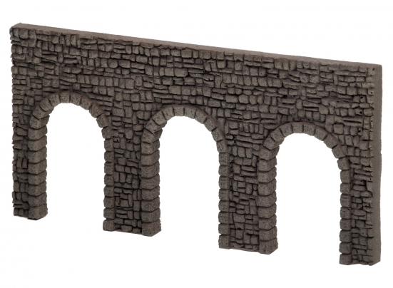 Preview: NOCH 34942 N Arkadenmauer offen, 19 x 9 cm