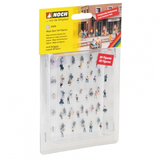 NOCH 37070 N Mega Spar-Set Figuren (60 Stück)