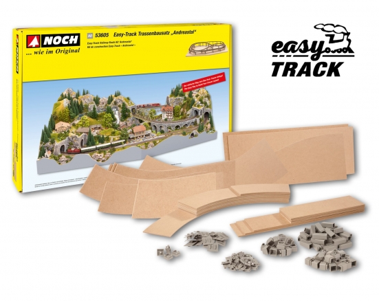 NOCH 53605 H0 Easy-Track Trassenbausatz Andreastal