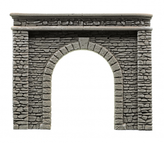 NOCH 58061 H0 Tunnel-Portal 1-gleisig, 15 x 12,5 cm