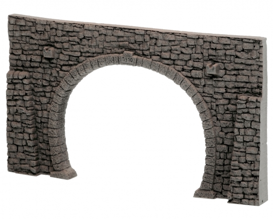 Preview: NOCH 58248 H0 Tunnel-Portal 2-gleisig, 23,5 x 13 cm