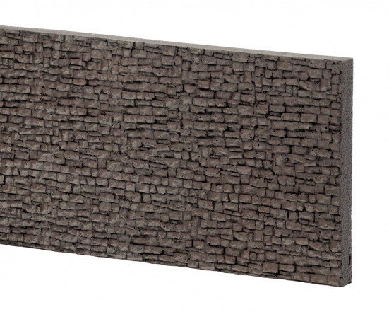 Preview: NOCH 58255 H0 Bruchsteinmauer extra lang 65 x 12,5 cm