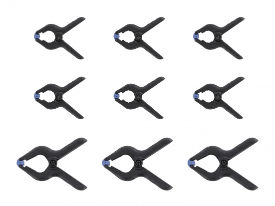 NOCH 60105 Nylon-Klemmen-Set, 9 Stück