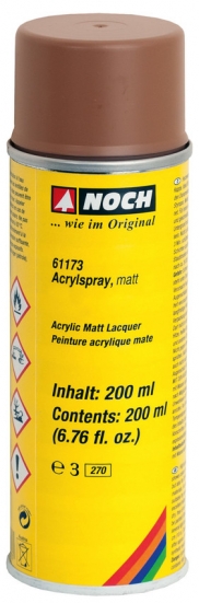 NOCH 61173 Acrylspray matt, braun 200 ml