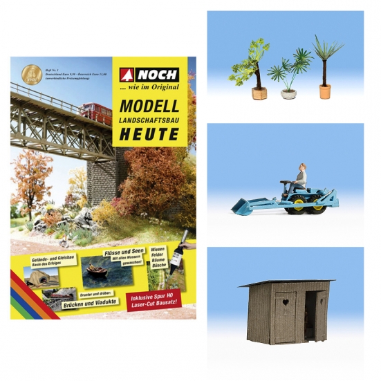 NOCH 71918 H0 Super-Spar-Pack Magazin Modell-Landschaftsbau
