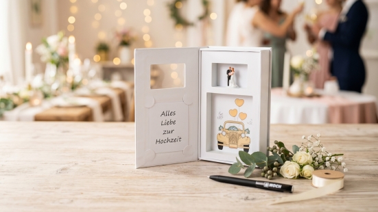 Preview: NOCH 99500 Geschenkbox „Hochzeit”