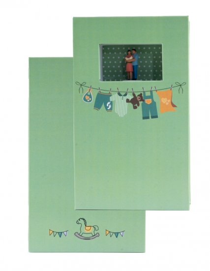 NOCH 99509 Geschenkbox „Glückwunsch zum Baby”