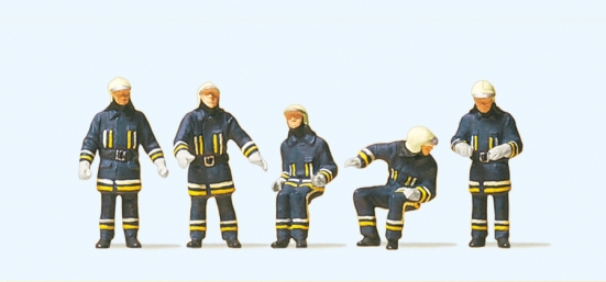Preiser 10487 H0 Feuerwehrmänner in moderner E