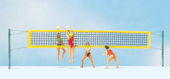 Preiser 10528 H0 Beach-Volleyball