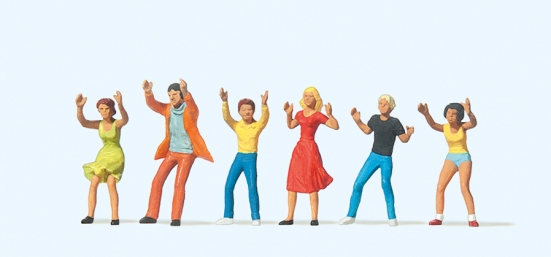 Preiser 24660 H0 Figuren zur Schiffschaukel
