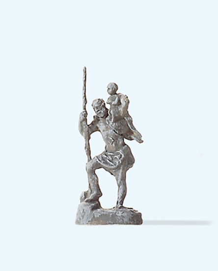 Preiser 29102 H0 Statue "Sankt Christophorus"