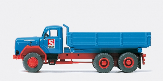 Preiser 31311 H0 Dreiseitenkipper, Baufirma Schmitt (Bausatz)