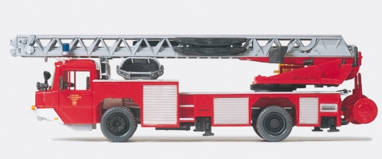 Preiser 35012 H0 Magirus Drehleiter DLK 23-12 (Fertigmodell)