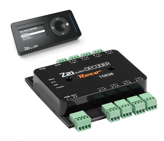 Roco 10836 Z21 switch DECODER für DCC + Z21 pro LINK