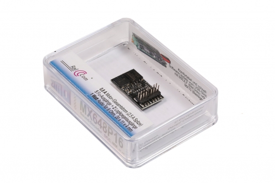 Preview: Roco 10893 / ZIMO MX648P16, H0 Sounddecoder PluX16