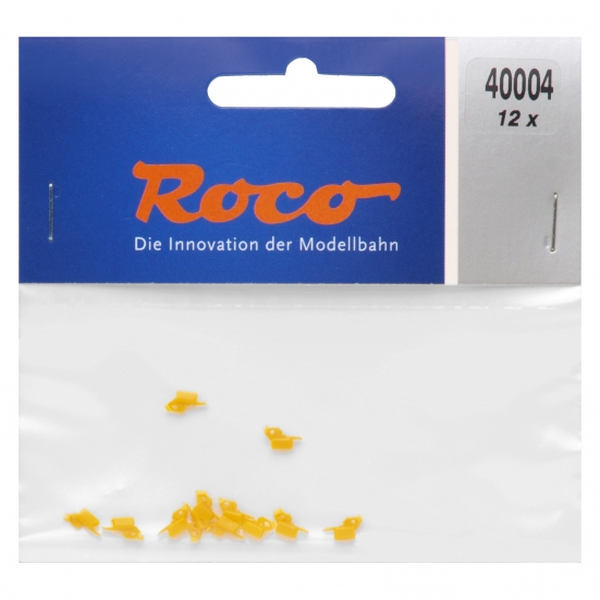 Roco 40004 H0 Hemmschuhe/Bremsschuhe, gelb (12 Stück)
