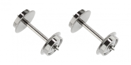 Roco 40178 H0 Radsatz AC, Ø 10 mm, 24,8 mm (2er-Set) für T3000e Wagen