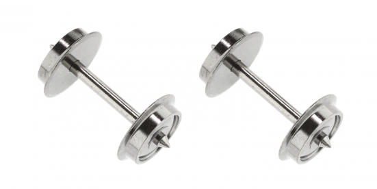 Roco 40180 H0 Radsatz DC, Ø 10 mm, Länge 23,8 mm (2er-Set)