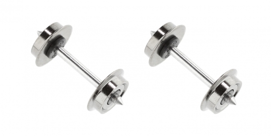 Roco 40197 H0 Radsatz DC, Ø 9 mm, Länge 24,75 mm (2er-Set)