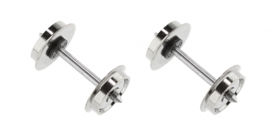 Roco 40198 H0 Radsatz DC, Ø 11 mm, Länge 24,75 mm (2er-Set)