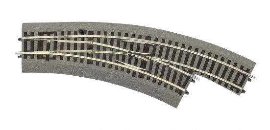 Roco 42561 H0 Bogenweiche rechts, R2/R3 mit Bettung
