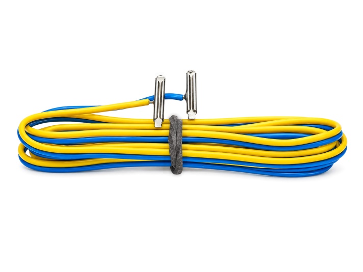 Roco 42613 H0 2-poliges Anschlusskabel mit montierten Schienenlaschen für Roco-Line-2,1-mm-Gleise