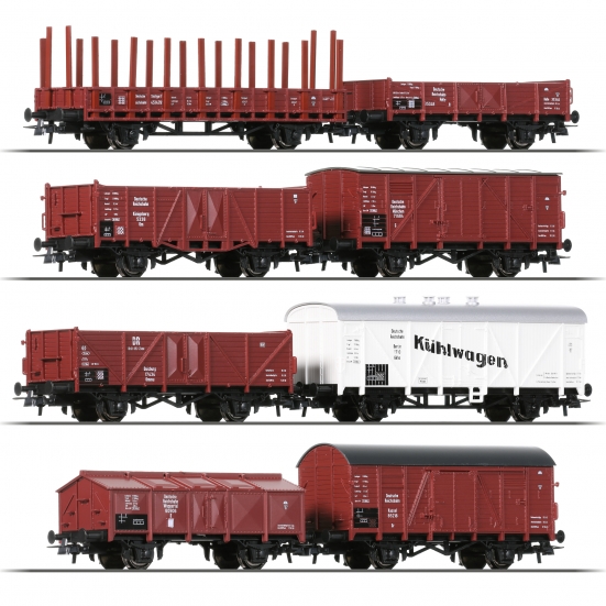 Roco 44003 H0 Güterwagen-Set der DRG 8-teilig