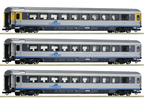 Roco 6200033 H0 EuroCity Reisezugwagen Cisalpino 3er-Set