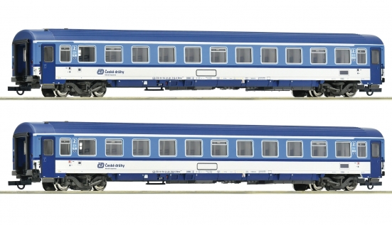 Roco 6200157 H0 Eurofima-Schnellzugwagen, CD 2er-Set
