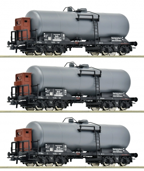 Roco 6600062 H0 Kesselwagen, DRG 3er-Set