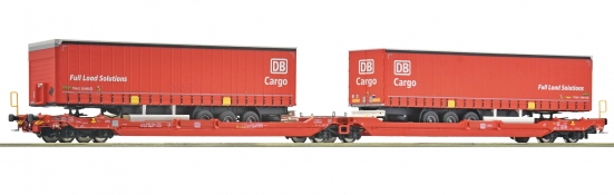 Roco 6600168 H0 Doppeltaschen-Gelenkwage T3000e, DB Cargo