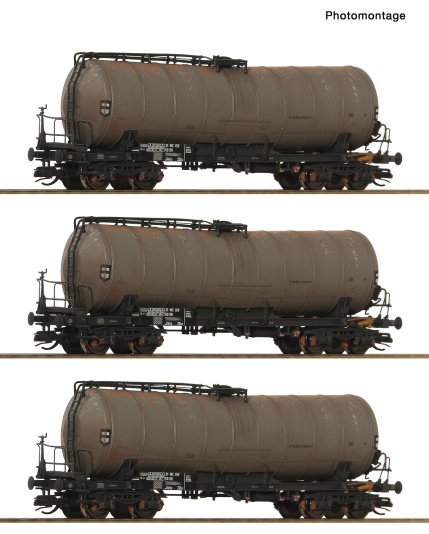 Roco 6680067 TT Knickkesselwagen, DR 3er-Set 