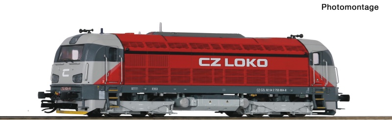 Roco 7380038 TT Diesellok 753 604-8, CZ LOKO 
