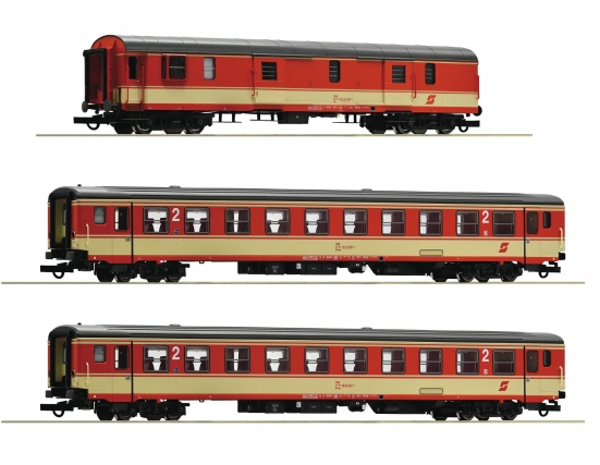 Roco 74052 H0 Reisezugwagen „E 712“, ÖBB 3er-Set