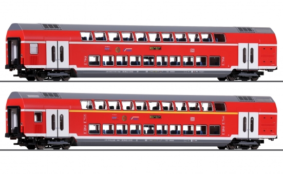 Roco 74148 H0 Doppelstockwagen, DB AG 2er-Set