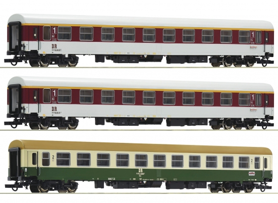 Roco 74817 H0 Schnellzugwagen, DR 3er-Set