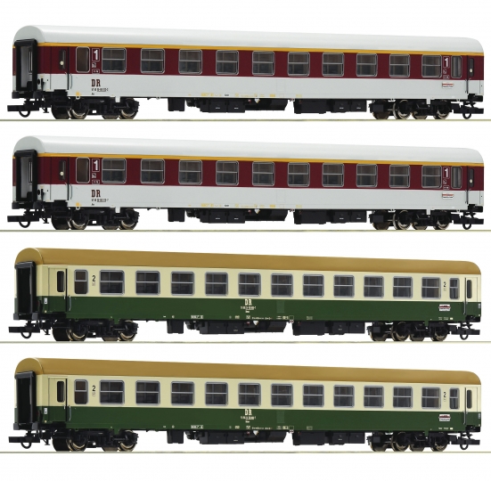 Roco 74817 H0 Schnellzugwagen, DR 4er-Set