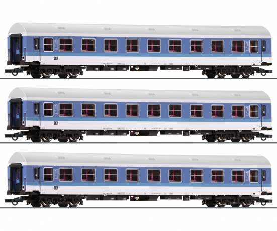 Roco 74818 H0 Schnellzugwagen 1. Klasse, DR 3er-Set