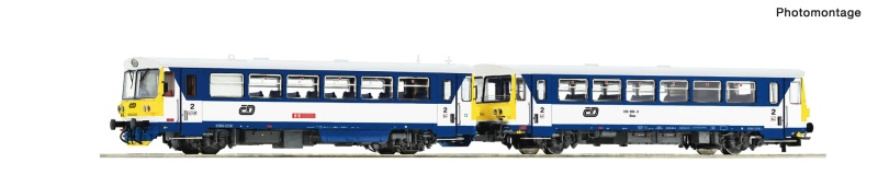 Roco 7710042 H0 Dieseltriebwagen Rh 810 mit Beiwagen, CD, DC-Sound