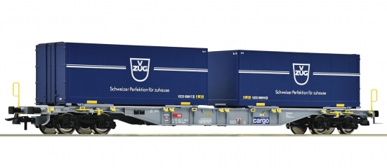 Roco 77343 H0 Containertragwagen, SBB