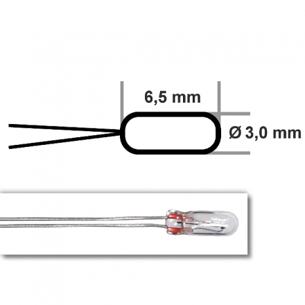 Preview: Roco 40322 H0 Drahtlampe 12 Volt (5 Stück)