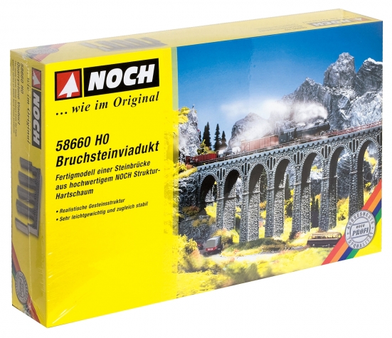 NOCH 58660 H0 Bruchsteinviadukt