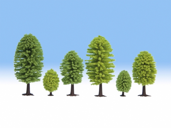 Preview: NOCH 26801 H0/TT Laubbäume 25 Stück, 5-9 cm hoch