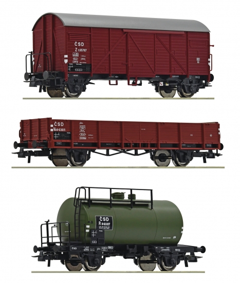 Roco 76018 H0 Güterwagen, CSD 3er-Set