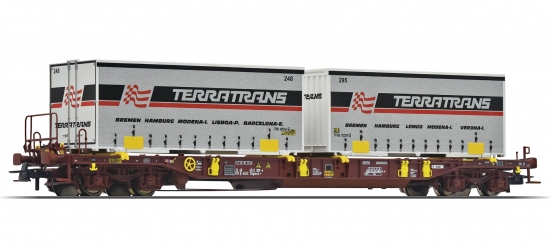 Roco 76228 H0 Taschenwagen T3, AAE "Terratrans"