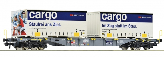 Roco 77341 H0 Containertragwagen, SBB