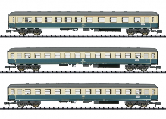 Minitrix 15639 N Schnellzugwagen, DB 3er-Set